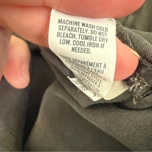 Aerie Gray 100% Lyocell Paperbag Tie Waist Camp-Style Shorts - Size Small - Picture 10 of 14